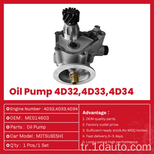 Mitsubishi Motor Yağı Pompası 4D32,4D33,4D34 ME014603
